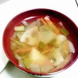 具だくさんけんちん汁